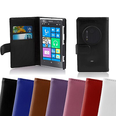 #ad Case for Nokia Lumia 1020 Protection Wallet Stand Cover Magnetic Book