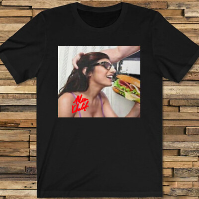 Hot Lunch Time Mia Khalifa T Shirt Gift For Fans Black All Size T Shirt THAEB256