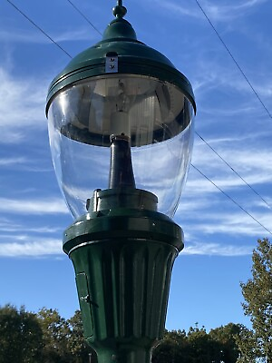 Vintage Green Serenade Luminaire Street Light Pole Lamp LED NYC Can Ship.