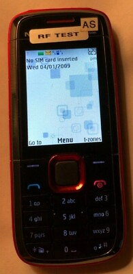 PROTOTYPE Nokia XpressMusic 5130 T Mobile Cell Phone Red Fast Shipping RF TEST