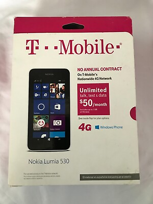 Nokia Lumia 530 FOR ACTIVATION OUTSIDE OF THE U.S ***NEW IN SEALED BOX**