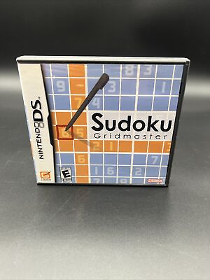 #ad Sudoku Grid Master Nintendo DS 2006 Cleaned Tested Complete in Box