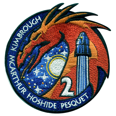 SpaceX NASA Crew 2 Mission Patch Official AB Emblem