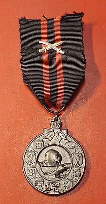 #ad *Finland *Winter War Medal* 1939 1940 * swords*