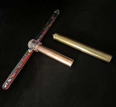 #ad #ad Brass amp; Copper Kaleidoscope Two Pieces Acrylic Wand Moving Stars amp; Glitter