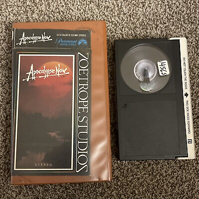 Apocalypse Now Betamax 1981 Rare Paramount Zoetrope Beta #x27;79 BETA “NOT VHS”