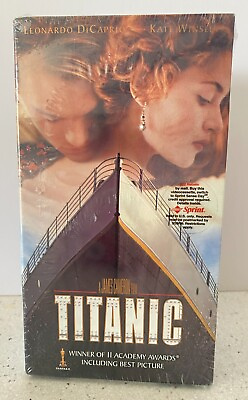 Titanic Movie VHS 1998 2 Tape Set NEW SEALED