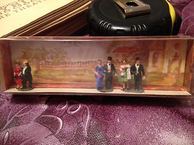 WALTER MERTEN Box 967 Wedding Guests Miniaturplastiken Berlin West Germany Rare
