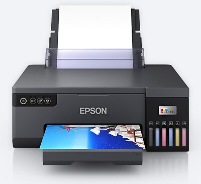 #ad Epson Eco Tank Inkjet Photo Wireless Printer L8050 New ver. of L805 Wi Fi *A4