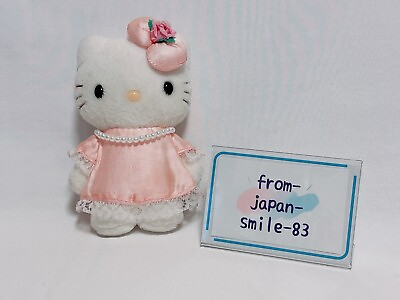 #ad Hello Kitty Plush HELLO KITTY Doll 2001 Sanrio Vintage Height 13cm Width 9cm