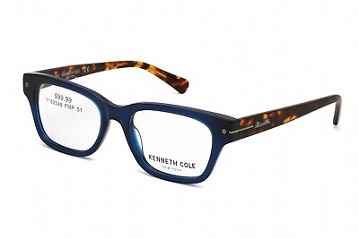 #ad Kenneth Cole Unisex Eyeglasses KC0237 3 090 51 Blue Brown Size 51mm 140mm 18mm