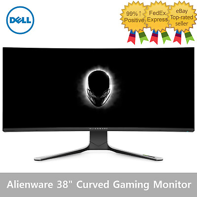 DELL Alienware AW3821DW 38quot; Curved Gaming Monitor 3840x1600 WQHD HDR IPS 144Hz