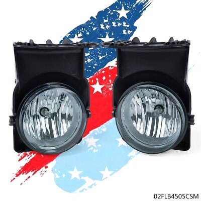 #ad Bumper Fog Lights LeftRight Fit For 2003 06 GMC Sierra 1500 2500 3500 Pickup G