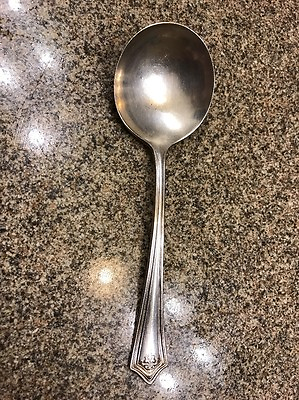 #ad ANTIQUE SILVERPLATE SUGAR OR JAM SPOON Or Baby Spoon W.B.Mfg Co 1919 BEATRICE