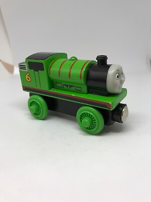 Thomas amp; Friends Wooden Train by Tomy Percy UK Toy Green nice collectible 2003