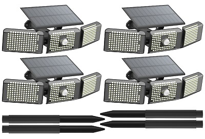 #ad 388 LED Solar Lights Outdoor garden Waterproof Motion Sensor Security Wall Lamp