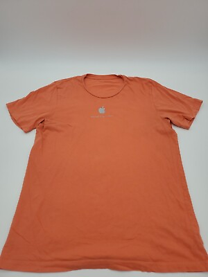 #ad Apple Brickell City Centre Peach Orange Large Adult Promo Logo Shirt..67