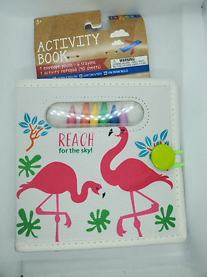 #ad #ad Kids Spring Time Activity Book 40 Sheets 6 Crayons1 Envelope Pouch Age 3NEW