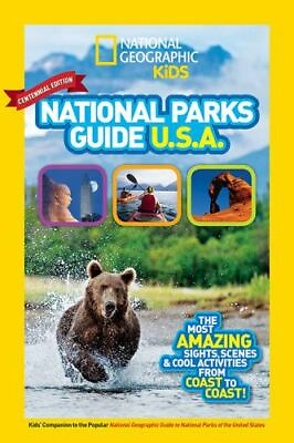 #ad National Geographic Kids National Parks Guide USA Centennial Edition: The Most A
