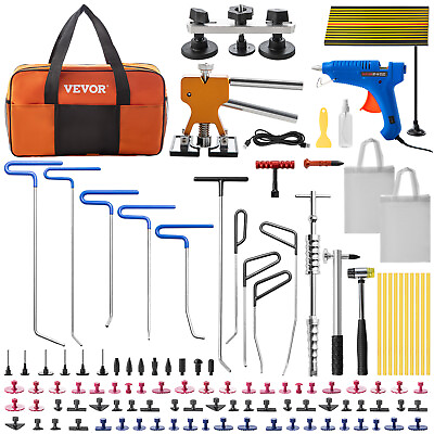 #ad VEVOR 89Pcs Paintless Dent Removal Puller Stainless Steel Tool Dent Repair Rods