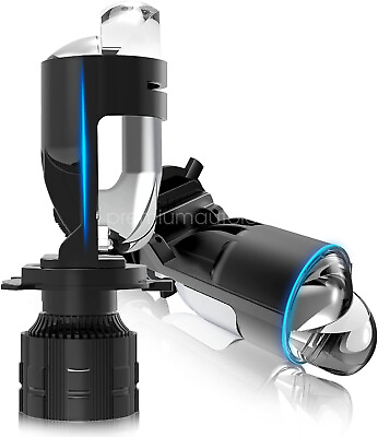 #ad Y9D Mini Hyperboloid H4 Laser Bi LED Projector Lens Motoramp;Car Headlight Retrofit