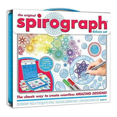 #ad Spirograph — Deluxe Set — Spiral Art Drawing Kit — The Classic Way to Make