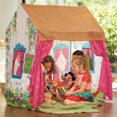#ad American Girl 4ft Magic Theater Play Tent House Cottage WellieWishers Open Box