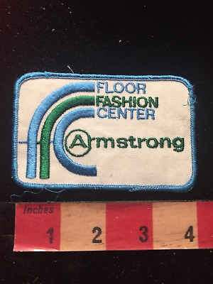 #ad ARMSTRONG FLOOR FASHION CENTER Advertising Patch S81H