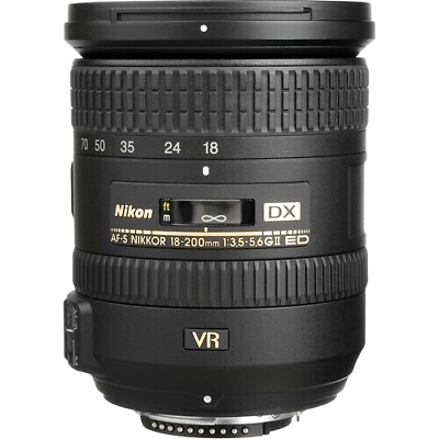 Open Box Nikon AF S DX NIKKOR 18 200mm f 3.5 5.6G ED VR II Zoom Lens