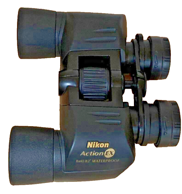 #ad Nikon Binoculars Action EX 8×40 Holoprism Type Good Condition b90