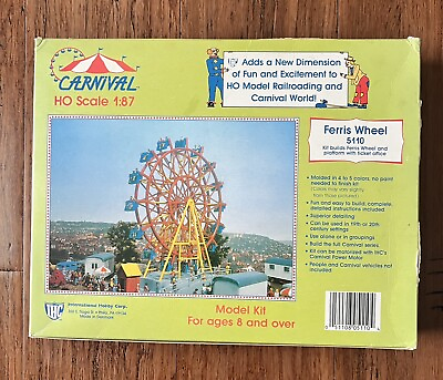 #ad #ad IHC 5110 HO Scale Carnival Ferris Wheel Building Kit