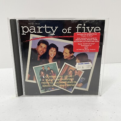 #ad Music From Party of Five Audio CD By Various Artists Promotional Copy Rare