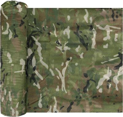#ad Camo Burlap Blind Material Camo Netting Cover for Hunting Ground Blinds CP