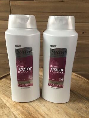 #ad 2 SUAVE PROFESSIONALS SHEER COLOR Radiance Protect amp; Revive SHAMPOO 28 oz Each