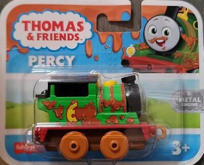 2022 Thomas amp; Friends Push Along Metal Engine MUDDY PERCY New in Package
