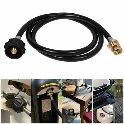 4FT Propane Adapter Hose LP Tank 1lb to 20lb Converter For QCC1 Type1 Gas Grill