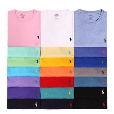 Polo Ralph Lauren Men#x27;s Classic Fit New With Tag Crewneck T Shirt