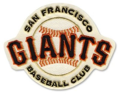 SF Giants 5quot; Iron On Embroidered Sleeve Patch FREE Ship