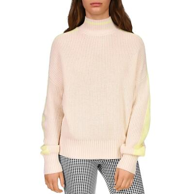 #ad #ad Sanctuary Womens Cruise Knit Mock Neck Striped Pullover Sweater Top BHFO 1585