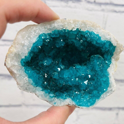 #ad Dyed Crystal Quartz Geode Turquoise Color Geode Quartz In Rock Formation