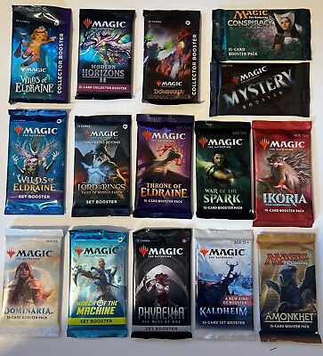 #ad MTG Magic: the Gathering Factory Sealed Booster Packs New amp; OOP You Pick