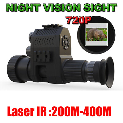 #ad Rifle Scope Night Vision Hunting Sight 720P Infrared LED Waterproof