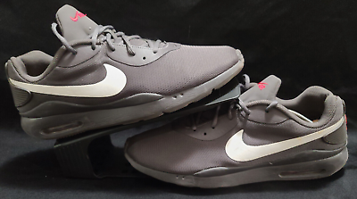 #ad ❤Best Price❤ Nike Air Max Oketo Running Shoes Men Sz12 Gray Red White AQ2235 013