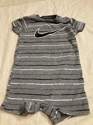 #ad Nike Knit baby boy short outfit size 6M
