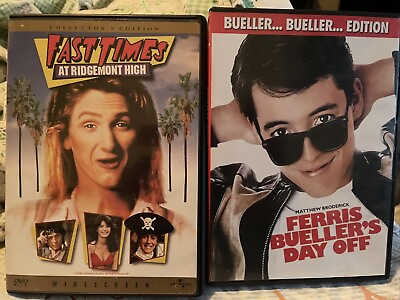 #ad Fast Times at Ridgemont High Ferris Bueller’s Day Off DVD