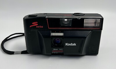 #ad Vintage Kodak S100 EF S Series 35MM Film Camera Point amp; Shoot Black