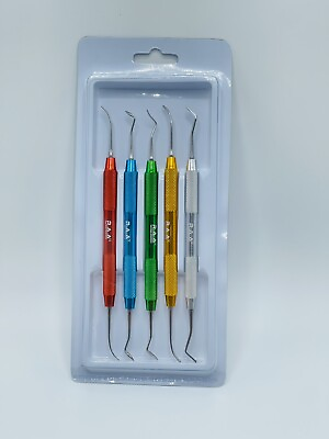 Dental PK Thomas Set Of 5 Dental Wax Instruments Light Weight Dental #186