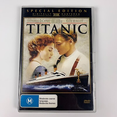 Titanic 2 disc edition DVD 1997 Leonardo Dicaprio Kate Winslet Billy Zane Reg4
