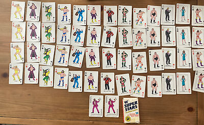 WWF Wrestling Cards 1988 complete deck W Jokers And Box Vintage antique Cards