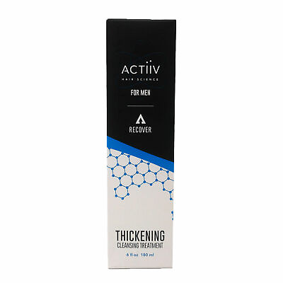 Actiiv Hair Science For Men Recover Thickening Cleansing Treatment 6 oz NewBoxed